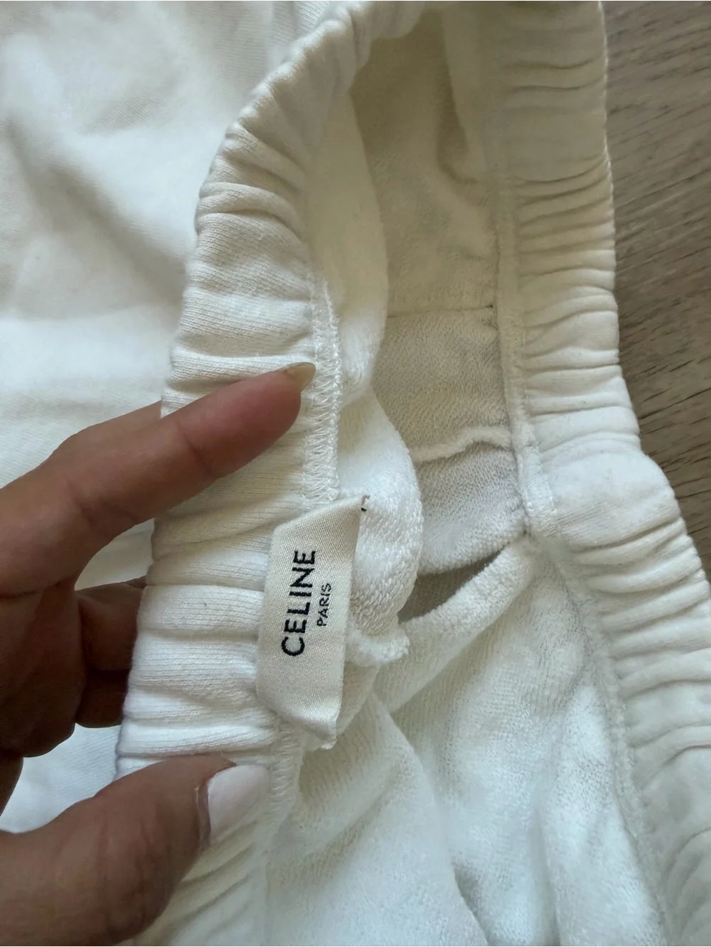 Celine size tag
